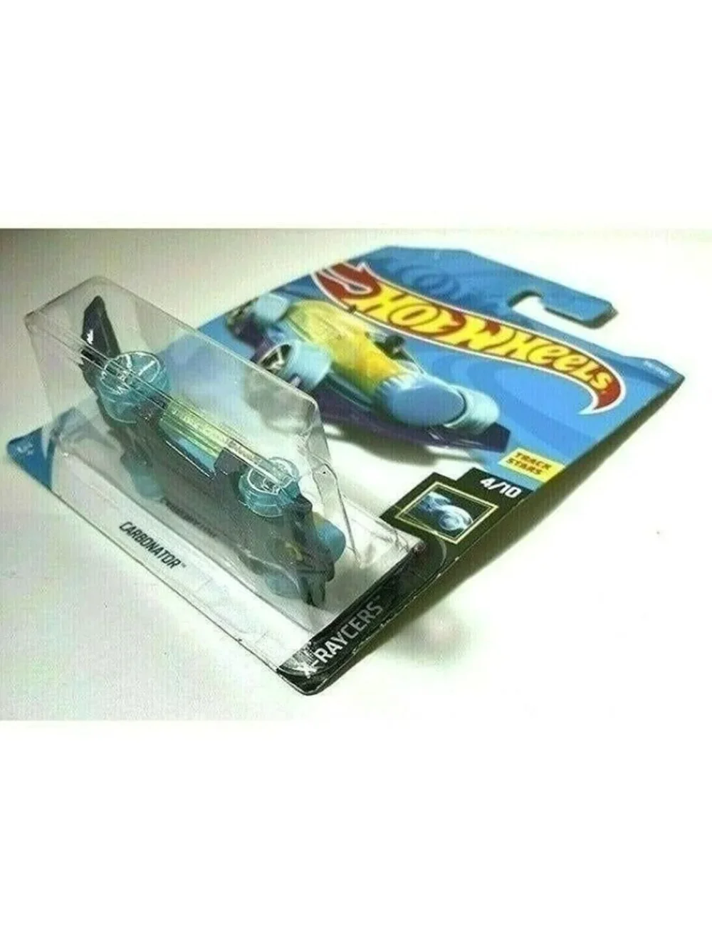 Die Cast Hot Wheels 2017 Carbonator 4/10 Track Stars X-Raycers 34/250 Blue New